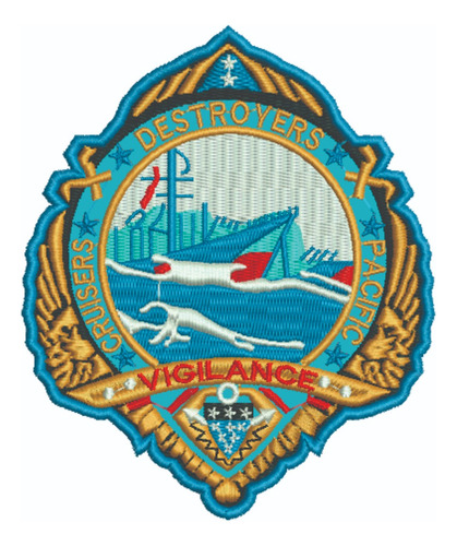 Patch Bordado Top Gun Vigilance 10x12cm