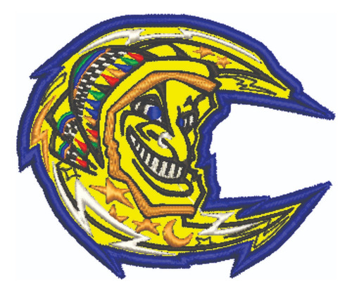 Patch Bordado Valentino Rossi Lua 8,5x7cm