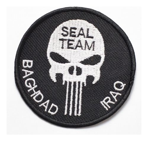 Patch Bordado Caveiras Caveira Tropa De Elite 8x8cm