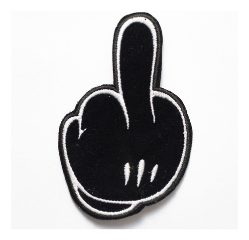 Patch Bordado Cartoons Dedo Do Mkeio Mockey 6x9cm