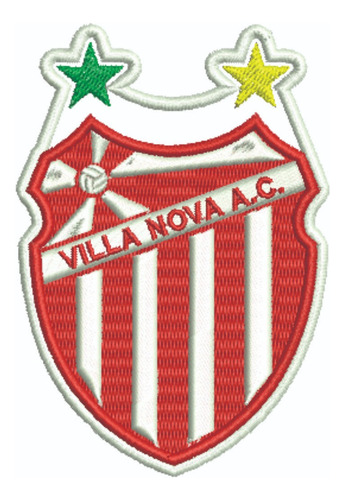 Patch Bordado Esportes Vila Nova E C De Nova Lima 7x10cm