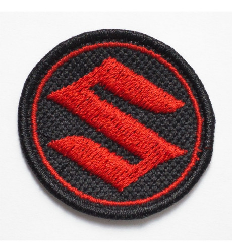 Patch Bordado Motos Suzuki Logo 6x6cm