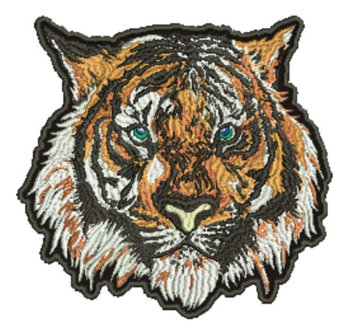 Patch Bordado Grandes Tigre 28x27cm