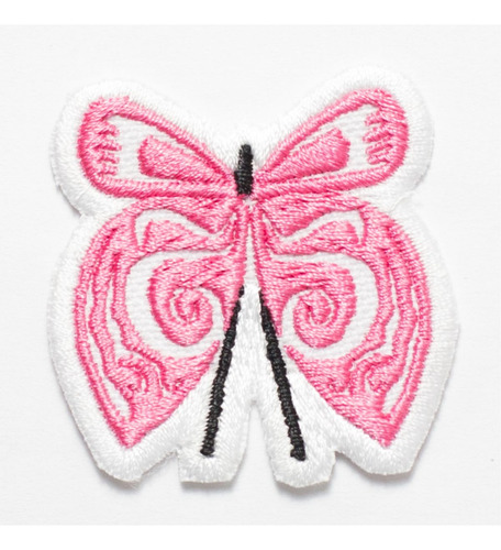 Patch Bordado Cartoons Borboleta 5x5cm