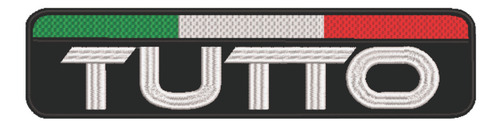 Patch Bordado Acessórios Tutto Faixa 30x7cm