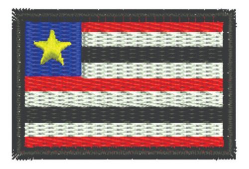 Patch Bordado Bandeiras Bandeira Maranhão 8x5cm
