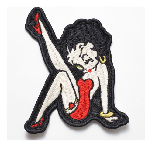 Patch Bordado Cartoons Betty Boop Maio 7,5x9cm