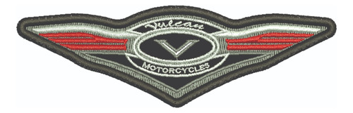 Patch Bordado Motos Kawasaki Vulcan 12x4cm