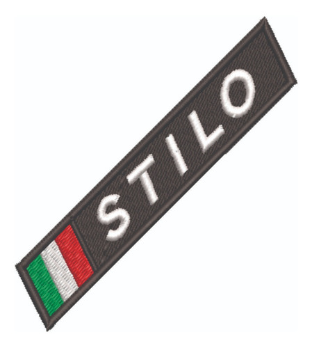 Patch Bordado Carros Fiat Stilo Logo 11x2cm
