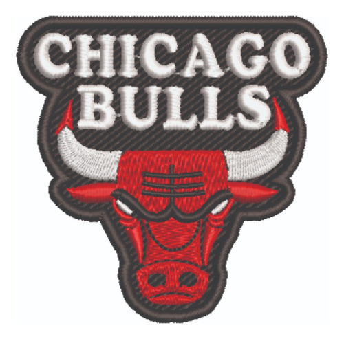Patch Bordado Marcas Chicago Bulls E Nba 8x8cm