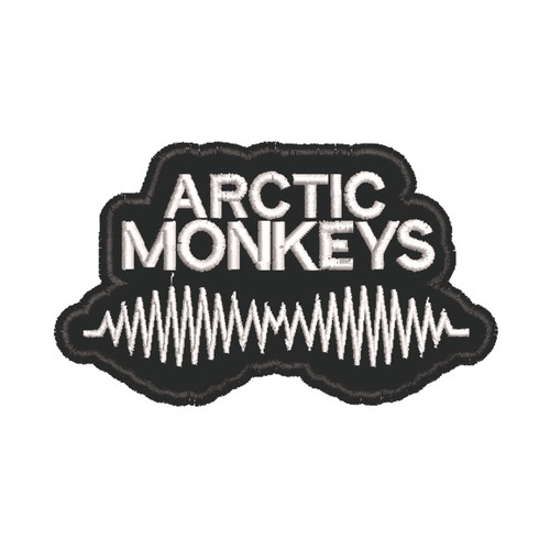 Patch Bordado Música Arctic Monkeys 8x4,7cm