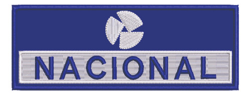 Patch Bordado Fórmula 1 Banco Nacional 14,7x5,5cm