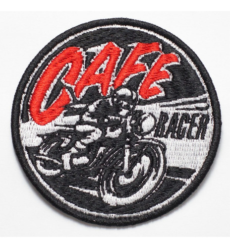 Patch Bordado Café Racer Classic 8x8cm