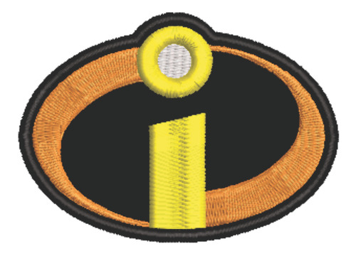 Patch Bordado Cartoons Incriveis Logo 8x5,6cm