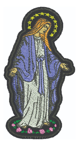 Patch Bordado Religiosos S Das Graças 4,2x8cm