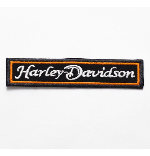 Patch Bordado Harley Davidson Tarjeta Borda 10x2cm