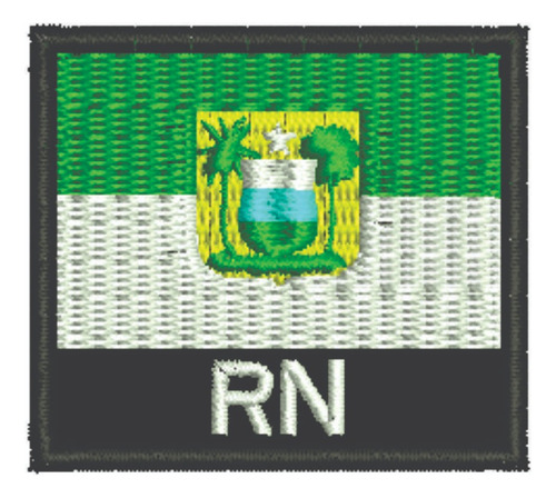 Patch Bordado Bandeiras Bandeira Rio Grande Do Norte 4,5x5cm