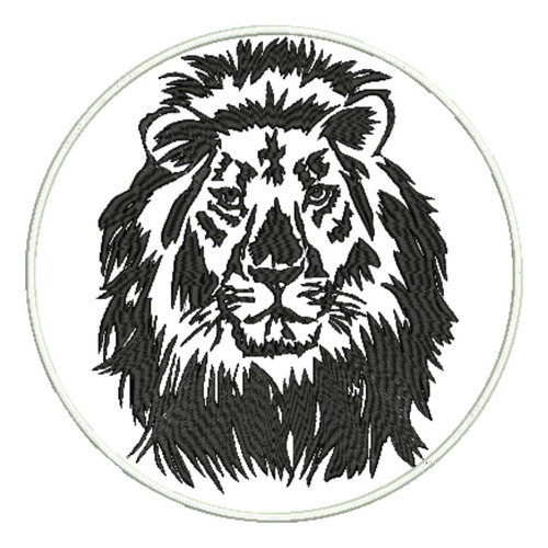 Patch Bordado Grandes Leao 28x28cm