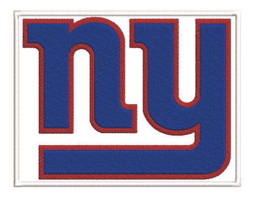 Patch Bordado Esportes Nfl New York Giants 8x6cm