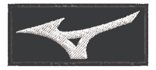 Patch Bordado Marcas Mizuno Fundo 6x2,5cm