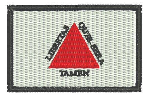 Patch Bordado Bandeiras Bandeira Minas Gerais 8x5cm
