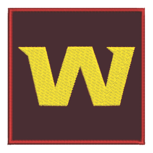 Patch Bordado Esportes Nfl Washington Football 8x8cm