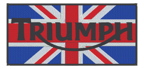 Patch Bordado Triumph England 31 Cm 31x15cm
