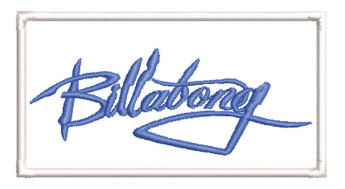 Patch Bordado Diversos Billa Bong 10x5cm