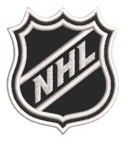 Patch Bordado Esportes Nhl Logo Hockey 7x8cm