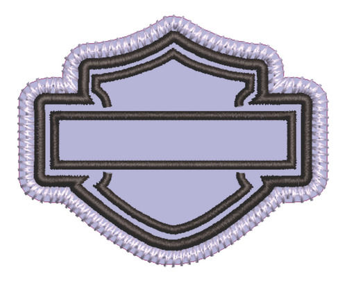 Patch Bordado Harley Davidson Body Shield Refletivo 6x5cm