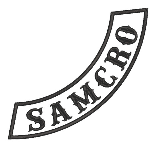 Patch Bordado Diversos Sons Of Anarchy Sancro 28x28cm