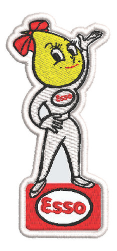 Patch Bordado Carros Esso Menina 10x4,6cm