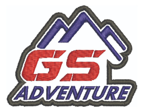 Patch Bordado Bmw Adventure 9x6,9cm
