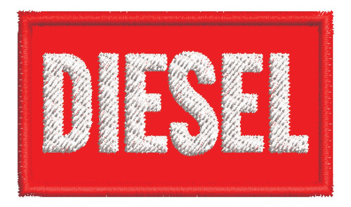 Patch Bordado Marcas Diesel 6x3,5cm