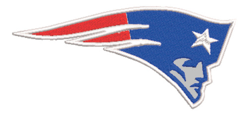 Patch Bordado Esportes Nfl New England Patriots 8x5cm