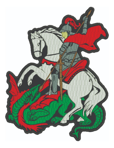 Patch Bordado Grandes Sao Jorge 21,5x28cm