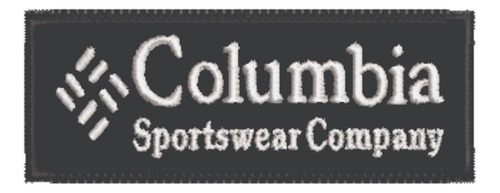 Patch Bordado Marcas Columbia 10x3cm