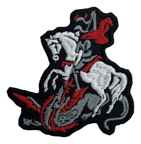 Patch Bordado Religiosos Sao Jorge 7,8x8cm
