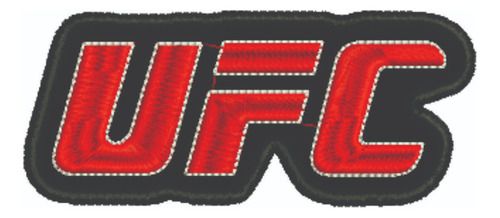 Patch Bordado Marcas Ufc 9x3,8cm