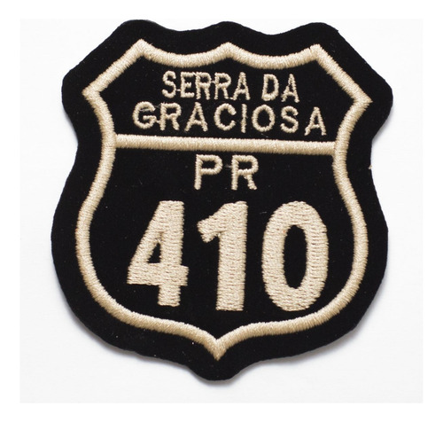 Patch Bordado Placas Serra Da Graciosa Pr410 5,6x6cm