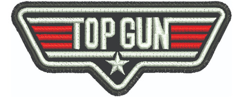 Patch Bordado Top Gun Top Gun 10x4,2cm