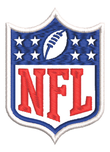 Patch Bordado Esportes Nfl Logo 5,7x8cm