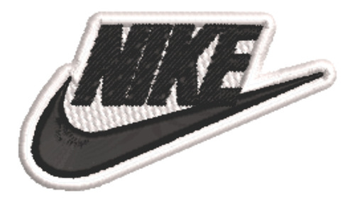 Patch Bordado Marcas Nike Logo Com Nike 7x4cm