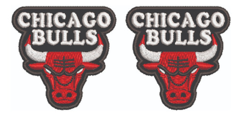 Patch Bordado Esportes Chicago Bulls 5x5cm