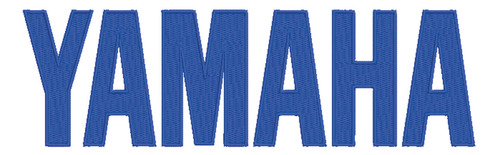 Patch Bordado Motos Yamaha Letras Aplique 33x10cm