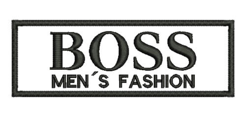 Patch Bordado Fórmula 1 Hugo Boss Mens Fashion 12x4cm