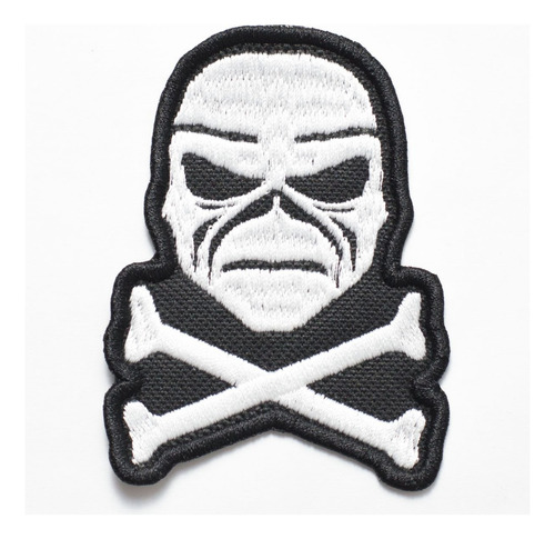 Patch Bordado Caveiras Caveira Eddie Iron Maiden 6,7x9cm