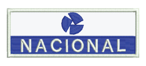 Patch Bordado Fórmula 1 Banco Nacional 12x4,5cm