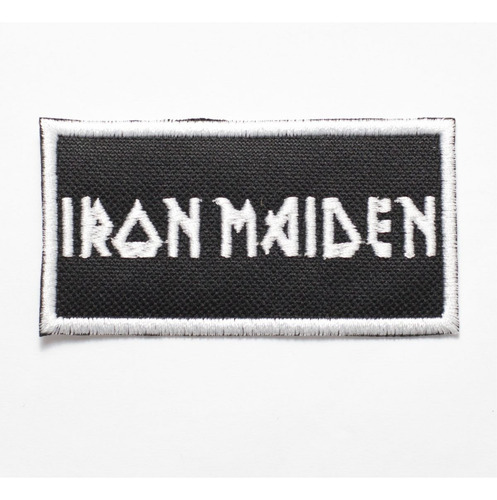 Patch Bordado Música Iron Maiden Tarjeta 9x4,5cm