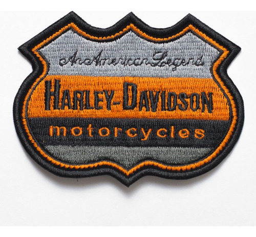 Patch Bordado Harley Davidson American Legend 9,9x7,6cm